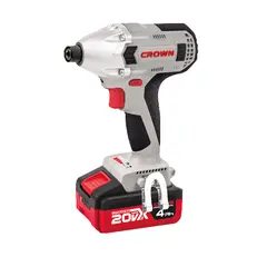 Аккумуляторный ударный гайковерт бесщеточный Crown CT22021HX-4C2 TB 20 V max