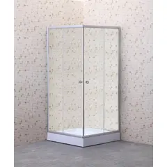 Shower cabin transparent glass WAY 824S-90X90X195 cm (4mm)