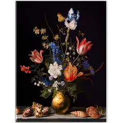 Glass picture Styler Gold Vase GL387 50X70 cm