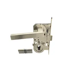 Handle with socket with cylinder slip Besa 300022 silver