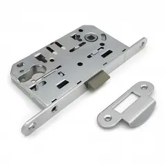 Silent mortise lock Soller 600ET-CP turnkey chrome