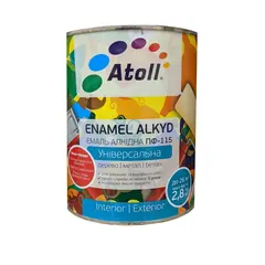 ემალი Atoll PF 115 Enamel alkyd მწვანე პრიალა 2,8 კგ