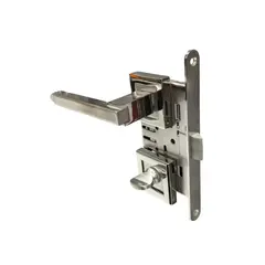 Set handle and WC lock BT Group ATLAS AGB 70 mm. nickel