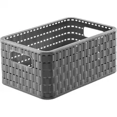 Basket Rotho A5 COUNTRY 6L anthracite