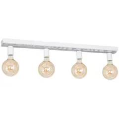 ჭაღი LUMINEX Jonar 4 E27 4x MAX 60W თეთრი ნაცრისფერი ხე 8307