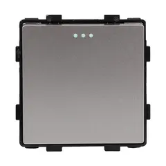Выключатель Socket Style Cross 1 кл 1G-3W серый