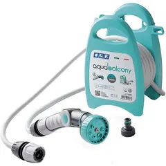 Reel with hose and accessories GF Aquabalcony GF80265852 10 m blue