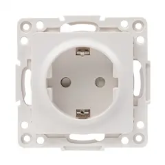 როზეტი EKF 1 82x82 დამიწებით ჩარჩოს გარეშე