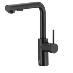 Kitchen faucet KFA DUERO BASIC BLACK with pull-out spout