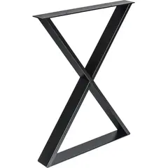 Table leg REI X-shaped 5-914.6071.18P black 710х600 mm