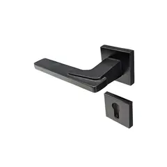 Ручка на розетке Kerry 725502-09 NB + накладка под цилиндр