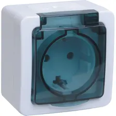 External power socket grounded IEK РСб20-3-ГПБд IP54 1 sectional