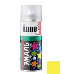 Fluorescent enamel Kudo KU-1204 520 ml lemon yellow