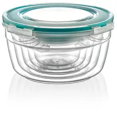კონტეინერი პლასტმასი  ჰერმეტული FRESH BOX (5ც) LC-335