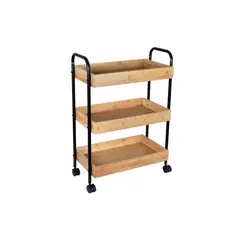 Bathroom shelf Bisk Umbra Black Bamboo 08162