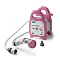 Reel with hose and accessories GF Aquabalcony GF80265852 10 m fuchsia