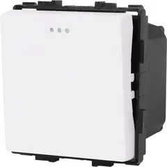 Выключатель Socket Style 1 1G-2W белый