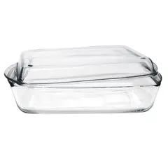 Rectangular fireproof platter BORCAM 1950 ml