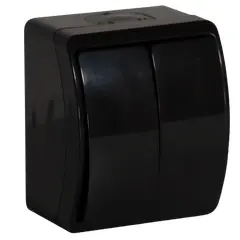Switch ORNO AQUATIC 2 IP44 black