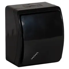 Switch ORNO AQUATIC 1 IP44 gate black