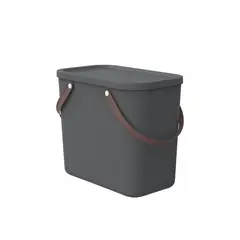 Storage box Rotho 25L ALBULA anthracite