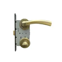 Set handle and WC lock BT Group KUGU AGB 70 mm. bronze