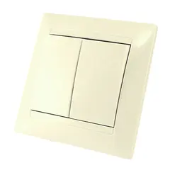 Выключатель TDM Lama SQ1815-0102 1 клавишный кремовый