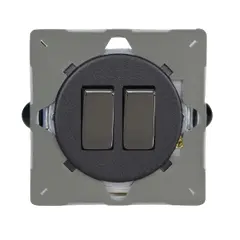 Выключатель без рамки Varilight 2 EG2Y.MB