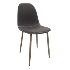 Leather kitchen chair gray BM-DC006
