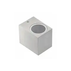 Facade lamp GTV TIAGO GU10 35W IP54 square metal