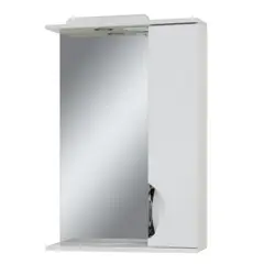 Shelf Sanservice Laura-56 with a locker and mirror white