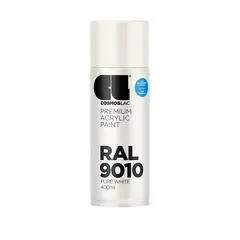 Lac-spray paint Cosmos Lac COSMOS RAL 9010 gloss white 400 ml