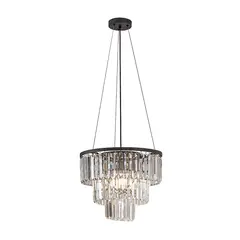 Люстра Rabalux 72265 Eloisa 3 E27 черный серебро