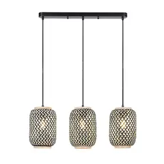 Подвес Rabalux 72093 Adalla 3 E27 40w черный дерево
