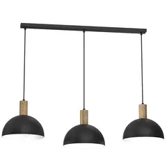 საკიდი Luminex 4330 Handa 3 E27 შავი ხე