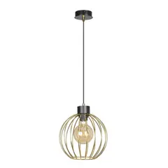 Подвес EMIBIG Pineta 1A E27 1x MAX 60W черный золото