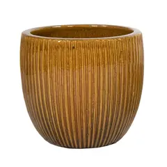 Горшок керамический Portly Egg Rib Honey 5л