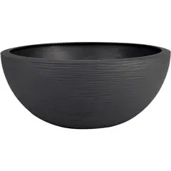 ქოთანი პლასტმასი EDA Plastiques VASQUE GRAPHIT 40 X 16,5სმ 14,9ლ