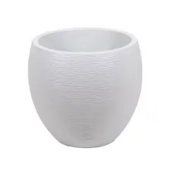ქოთანი პლასტმასის EDA Plastiques POT EGG GRAPHIT DIAM 50x45სმ 46ლ