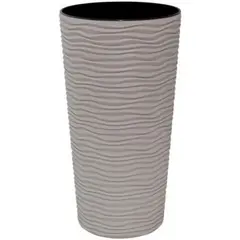 Горшок пластиковый Aleana Fusion d16*30см. какао