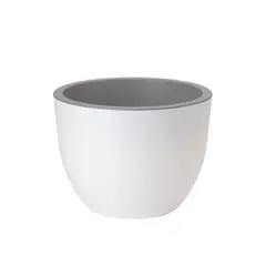 Пластиковый горшок FORM PLASTIC Muna round 3300-011+059 Ø30 белый