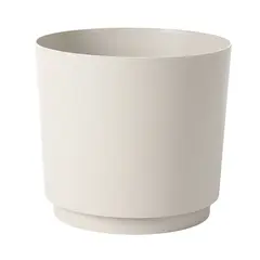 Flower pot Lamela AURA 200 recycled cover - beige 4,7L