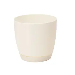 პლასტმასის ქოთანი FORM PLASTIC Toscana round 0742-001 Ø15 კრემი