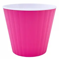 Pot plastic Aleana IBIS double 13x11,2 dark pink-white