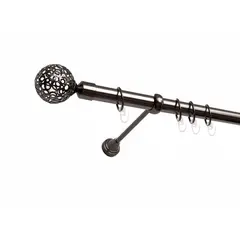 Metal curtain rod Delfa Lacio СК-31202/160/1Р 160 cm