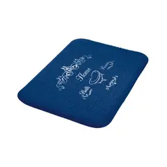 Bath mat Bisk NICEA 50X80 DARK BLUE