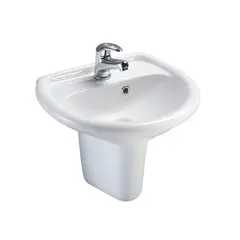 Washbasin with semi-pedestal EGEVIT Lissa 45