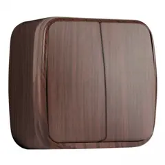 Switch EKF EGV10-023-40 2 key dark wood