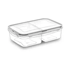 Контейнер для продуктов с двумя отсеками Irak Plastik Fresh box LC-525 1+1 л