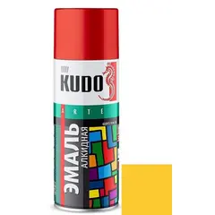 Enamel universal Kudo KU-1013 Ral 1018 yellow 520 ml
